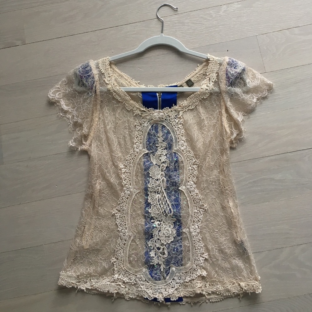 Anthropologie Lacey Top
